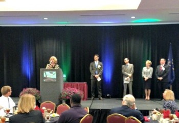 Indiana Lt. Governor Presents YOUnity Village with Urban Affordable Housing Award