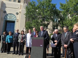 CSH joins with San Diego County Supervisors to unveil "Project One For All" proposal.