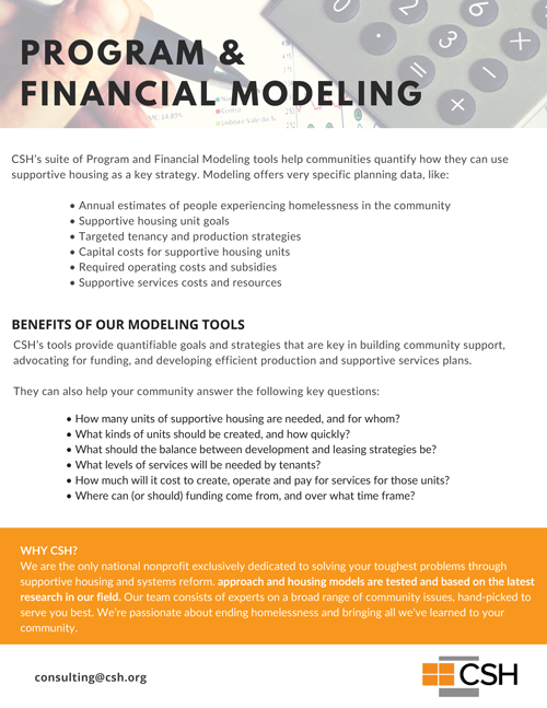 Program and Financial Modeling