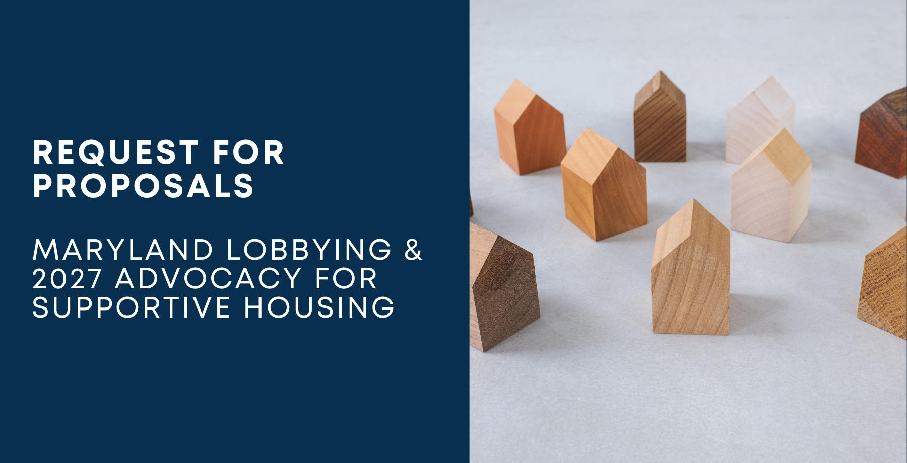 Request for Proposals (RFP): Maryland Lobbying & 2027 Advocacy for Supportive Housing